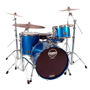 GMS Special Addition drum kit in Blue Sparkle finish
