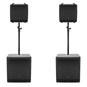 Mackie DLM PA system rental from FX Rentals in London.