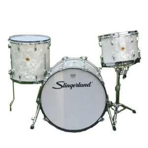 Slingerland Studio King drum kit in White Marine Pearl finish