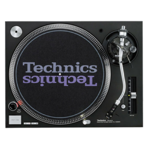 Technics SL-1210 MK5 professional direct drive turntable, available for rent at FX Rentals.